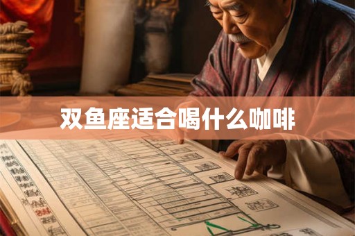 双鱼座适合喝什么咖啡