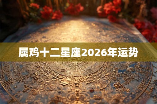 属鸡十二星座2026年运势
