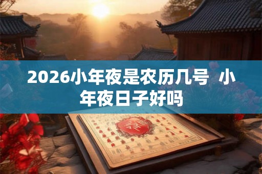 2026小年夜是农历几号 小年夜日子好吗 2026小年夜是农历几号 小年夜日子好吗