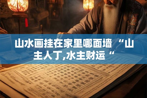 山水画挂在家里哪面墙 “山主人丁,水主财运“
