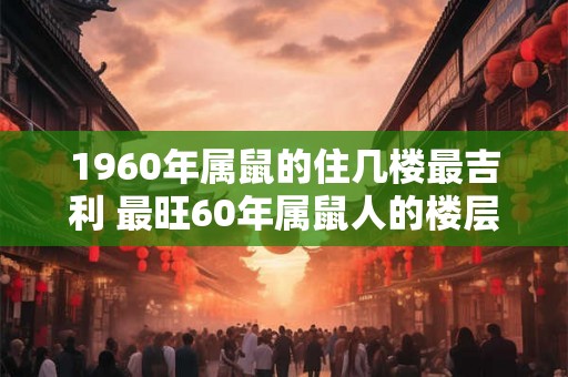 1960年属鼠的住几楼最吉利 最旺60年属鼠人的楼层
