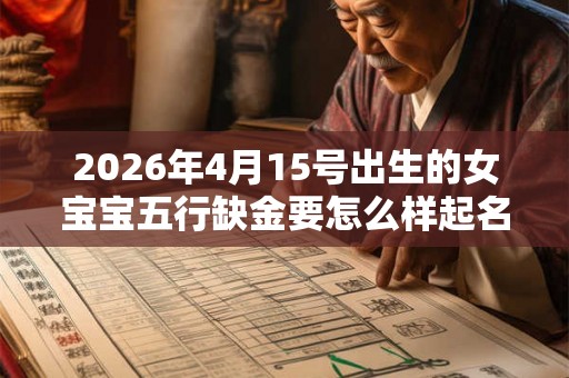 2026年4月15号出生的女宝宝五行缺金要怎么样起名字 2026年4月15号出生的女宝宝五行缺金要怎么样起名字
