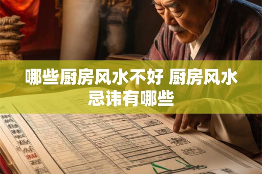 哪些厨房风水不好 厨房风水忌讳有哪些 哪些厨房风水不好 厨房风水忌讳有哪些