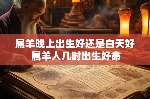 属羊晚上出生好还是白天好 属羊人几时出生好命