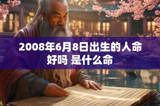 2008年6月8日出生的人命好吗 是什么命