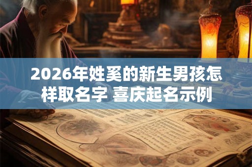 2026年姓奚的新生男孩怎样取名字 喜庆起名示例