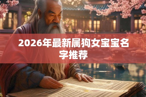 2026年最新属狗女宝宝名字推荐