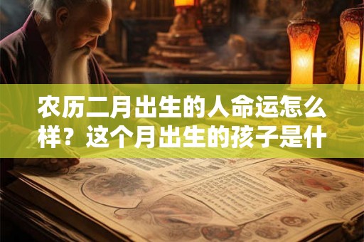 农历二月出生的人命运怎么样？这个月出生的孩子是什么星座？