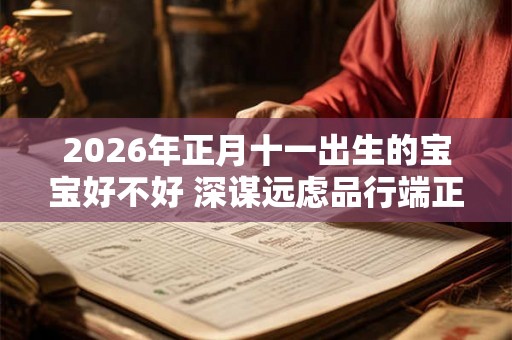 2026年正月十一出生的宝宝好不好 深谋远虑品行端正