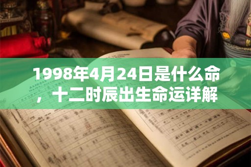 1998年4月24日是什么命，十二时辰出生命运详解