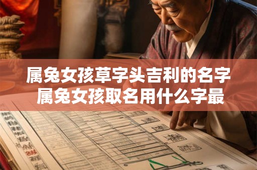 属兔女孩草字头吉利的名字 属兔女孩取名用什么字最好