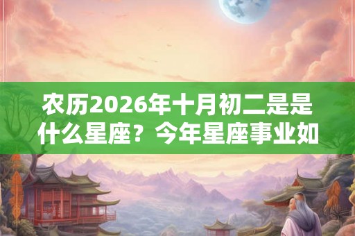 农历2026年十月初二是是什么星座？今年星座事业如何？