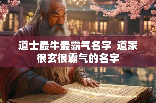 道士最牛最霸气名字 道家很玄很霸气的名字 道士最牛最霸气名字 道家很玄很霸气的名字