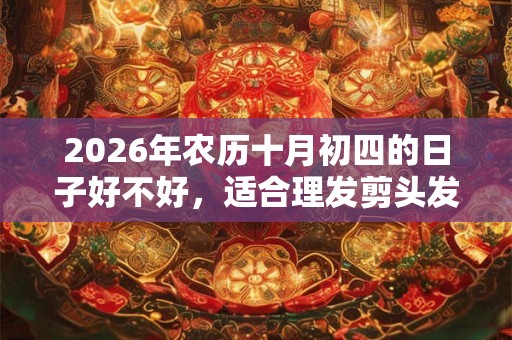 2026年农历十月初四的日子好不好，适合理发剪头发吗？