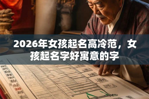 2026年女孩起名高冷范,女孩起名字好寓意的字 2026年女孩起名高冷范,女孩起名字好寓意的字