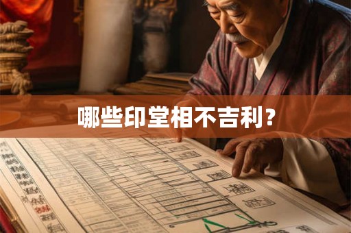 哪些印堂相不吉利？
