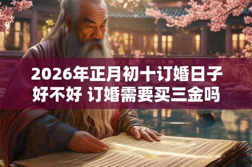 2026年正月初十订婚日子好不好 订婚需要买三金吗