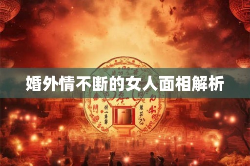 婚外情不断的女人面相解析