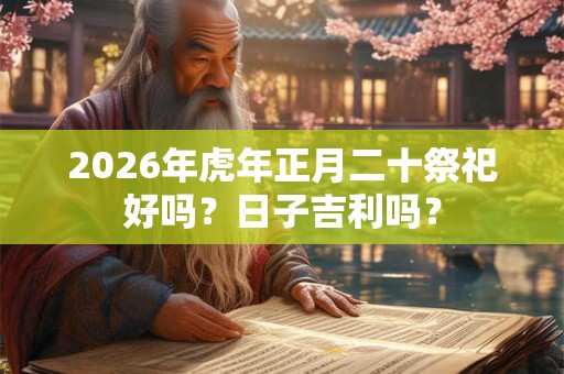 2026年虎年正月二十祭祀好吗？日子吉利吗？