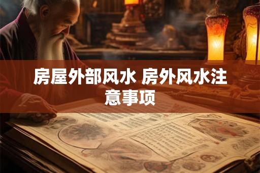 房屋外部风水 房外风水注意事项 房屋外部风水 房外风水注意事项