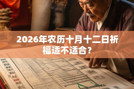 2026年农历十月十二日祈福适不适合？