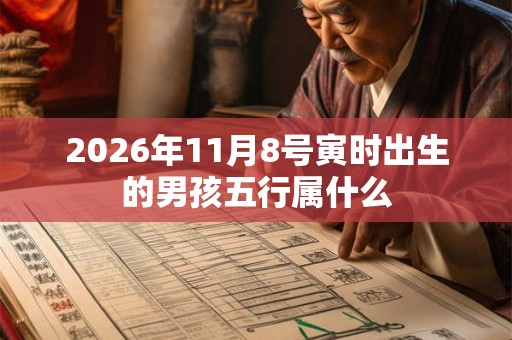 2026年11月8号寅时出生的男孩五行属什么