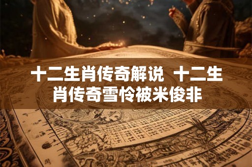 十二生肖传奇解说  十二生肖传奇雪怜被米俊非