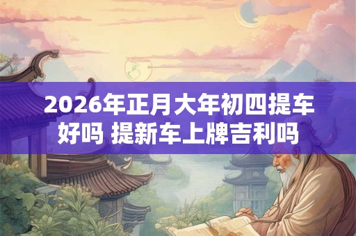 2026年正月大年初四提车好吗 提新车上牌吉利吗 2026年正月大年初四提车好吗 提新车上牌吉利吗
