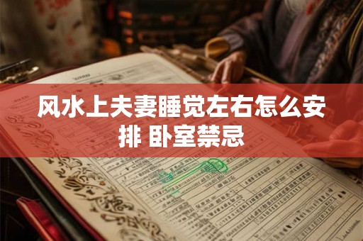 风水上夫妻睡觉左右怎么安排 卧室禁忌