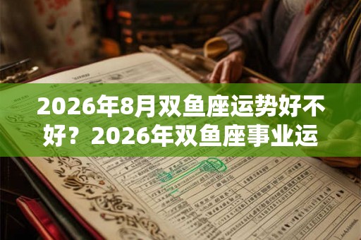 2026年8月双鱼座运势好不好?2026年双鱼座事业运势 2026年8月双鱼座运势好不好?2026年双鱼座事业运势