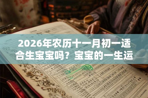 2026年农历十一月初一适合生宝宝吗?宝宝的一生运势如何? 2026年农历十一月初一适合生宝宝吗?宝宝的一生运势如何?