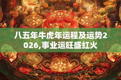 八五年牛虎年运程及运势2026,事业运旺盛红火