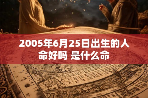 2005年6月25日出生的人命好吗 是什么命 2005年6月25日出生的人命好吗 是什么命