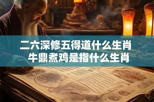 二六深修五得道什么生肖  牛鼎煮鸡是指什么生肖