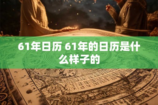 61年日历 61年的日历是什么样子的
