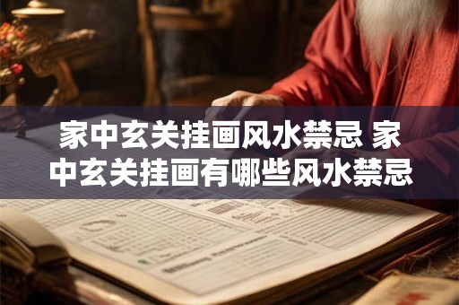 家中玄关挂画风水禁忌 家中玄关挂画有哪些风水禁忌
