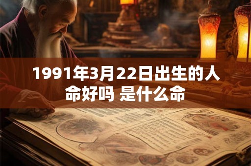 1991年3月22日出生的人命好吗 是什么命 1991年3月22日出生的人命好吗 是什么命