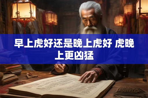 早上虎好还是晚上虎好 虎晚上更凶猛