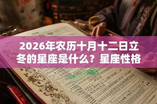 2026年农历十月十二日立冬的星座是什么？星座性格如何？