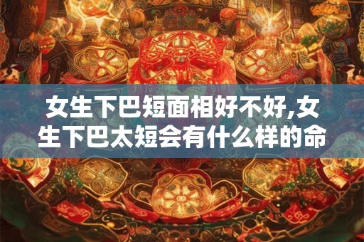 女生下巴短面相好不好,女生下巴太短会有什么样的命运？