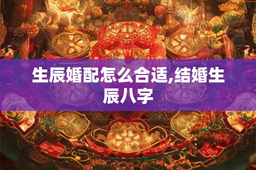 生辰婚配怎么合适,结婚生辰八字