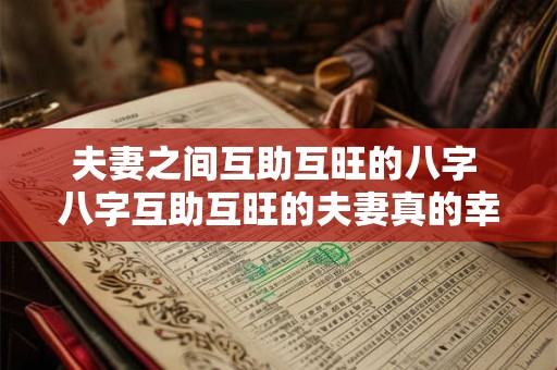 夫妻之间互助互旺的八字 八字互助互旺的夫妻真的幸福吗 夫妻之间互助互旺的八字 八字互助互旺的夫妻真的幸福吗