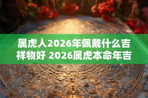 属虎人2026年佩戴什么吉祥物好 2026属虎本命年吉祥物