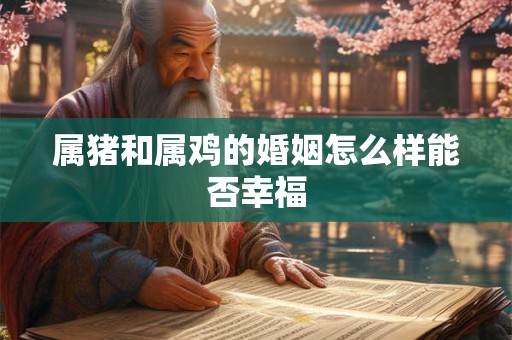 属猪和属鸡的婚姻怎么样能否幸福