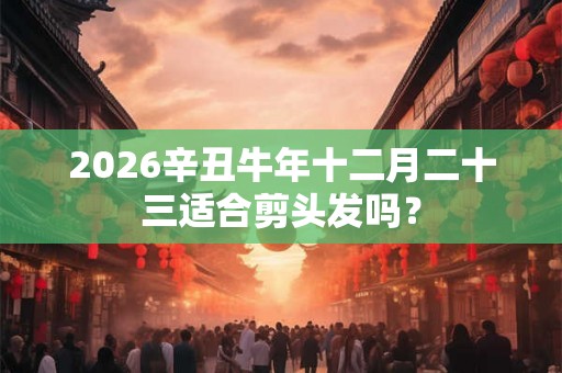 2026辛丑牛年十二月二十三适合剪头发吗? 2026辛丑牛年十二月二十三适合剪头发吗?