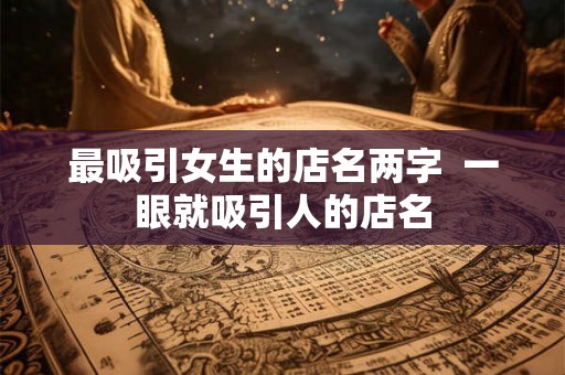 最吸引女生的店名两字 一眼就吸引人的店名 最吸引女生的店名两字 一眼就吸引人的店名