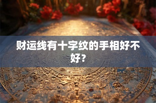 财运线有十字纹的手相好不好？