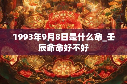 1993年9月8日是什么命_壬辰命命好不好
