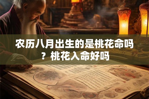 农历八月出生的是桃花命吗？桃花入命好吗