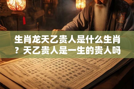 生肖龙天乙贵人是什么生肖？天乙贵人是一生的贵人吗？